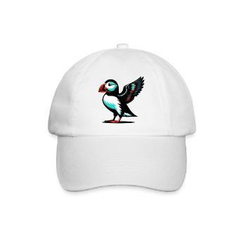 Puffin - Baseball Cap - white/white - Front