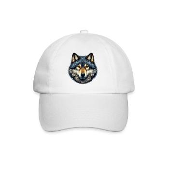 Loup - Casquette classique - blanc/blanc - Devant