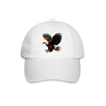 Adler - Baseballkappe - Weiß/Weiß - Vorne