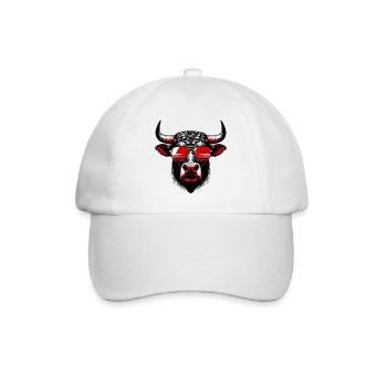 Bull - Baseball Cap - white/white - Front