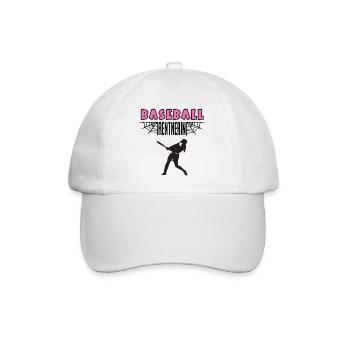 Baseball Rentnerin Baseballerin Rente Ruhestand - Baseballkappe - Weiß/Weiß - Vorne