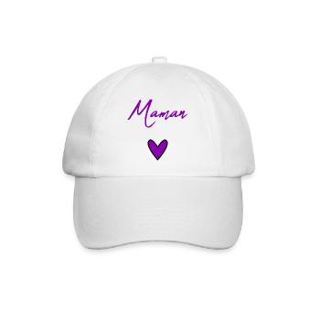 HAPPY BIRTHDAY. HEART. HAPPY MOTHER'S DAY. MOM. FEAST - Baseball Cap - white/white - Front
