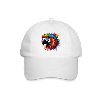 Perroquet - Casquette classique - blanc/blanc - Devant