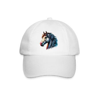 Cheval - Casquette classique - blanc/blanc - Devant