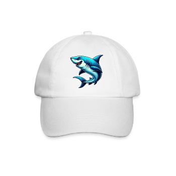 Requin - Casquette classique - blanc/blanc - Devant