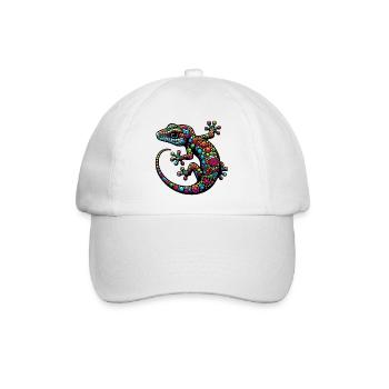 Gecko - Casquette classique - blanc/blanc - Devant
