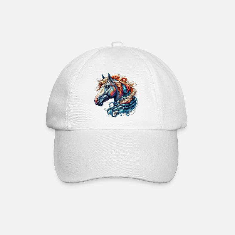 Cheval - Casquette classique - blanc/blanc