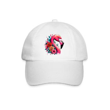 Flamant - Casquette classique - blanc/blanc - Devant