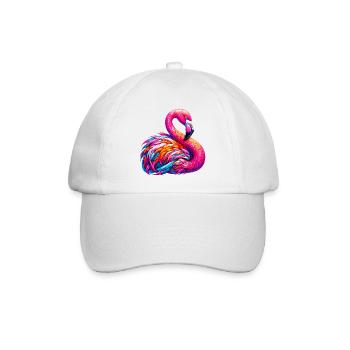 Flamant - Casquette classique - blanc/blanc - Devant