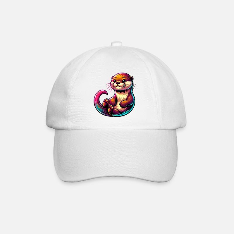 Otter - Baseballkappe - Weiß/Weiß