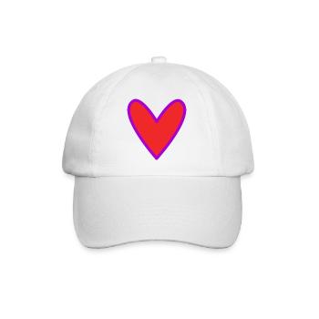 VALENTINSTAG. Junggesellinnenabschied. ICH LIEBE DICH. ICH LIEBE DICH. LIEBE - Baseballkappe - Weiß/Weiß - Vorne