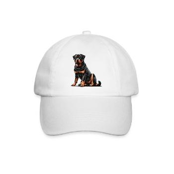 Rottweiler - Baseball Cap - white/white - Front