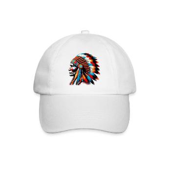American Indian American - Baseball Cap - white/white - Front