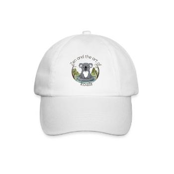 L’Art Du Koala - Koala Zen - Casquette classique - blanc/blanc - Devant
