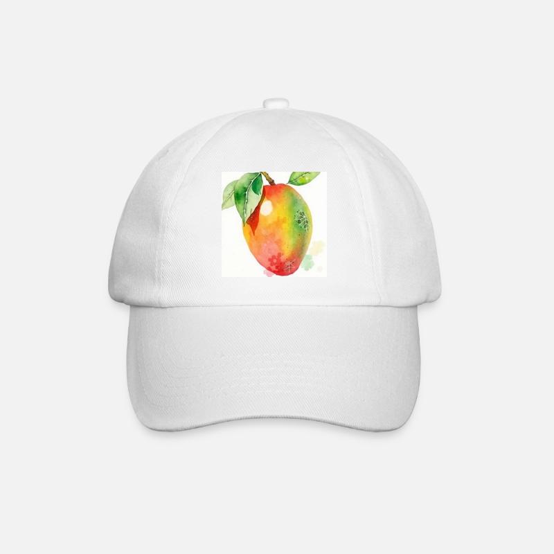 Mango - Baseball Cap - white/white