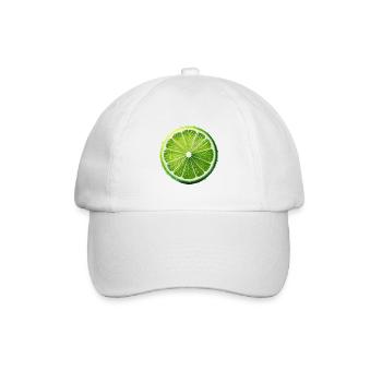 Lime - Baseball Cap - white/white - Front