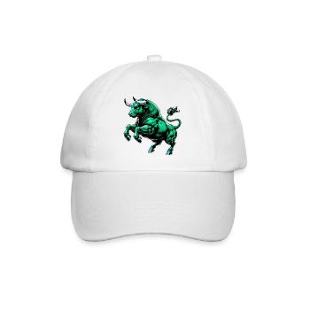 Bull - Baseball Cap - white/white - Front