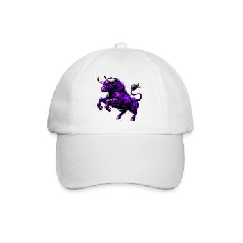 Bull - Baseball Cap - white/white - Front
