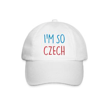 I'M SO CZECH Czech Republic - Baseball Cap - white/white - Front