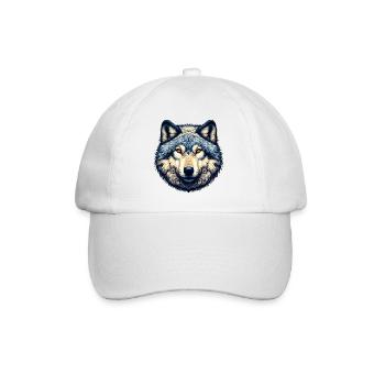 Loup - Casquette classique - blanc/blanc - Devant