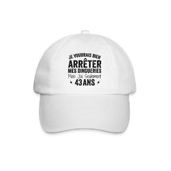 I'm 82 years old - Birthday 82 years old, 82 years old - Baseball Cap - white/white - Front