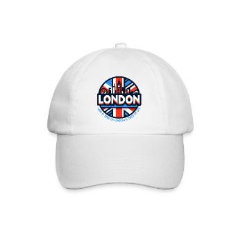 Fatigué de Londres - Casquette classique - blanc/blanc - Devant