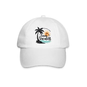 Family Vacation 2025 Beach Matching Family Summer - Casquette classique - blanc/blanc - Devant