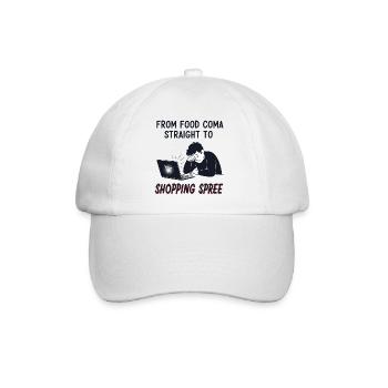 Black Friday Shopping Spree - Baseball Cap - white/white - Front