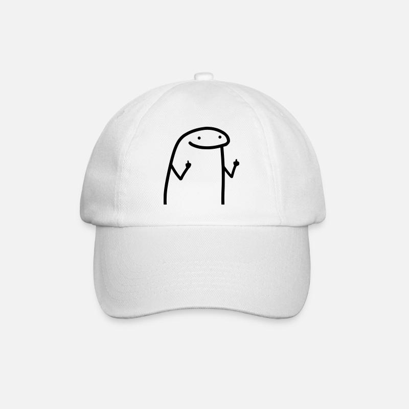 Flork de vaches Majeur Doigts d’honneur Mème - Casquette classique - blanc/blanc