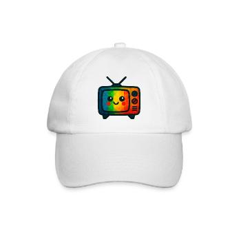 WPAP Polygon Téléviseur jouet de style kawaii - Casquette classique - blanc/blanc - Devant