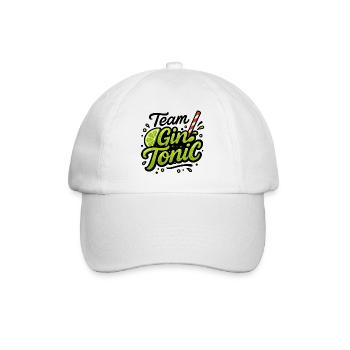 Team cockail Tonic - Baseball Cap - white/white - Front