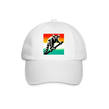 Lemur - Baseball Cap - white/white - Front