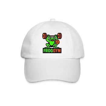 Frog Gym  - Baseballkappe - Weiß/Weiß - Vorne