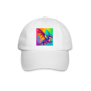 dragon - Baseball Cap - white/white - Front