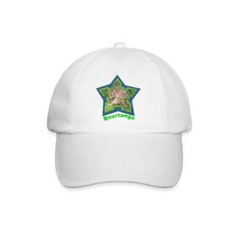 Bourtange Star Shape with Fortress Detail - Baseball Cap - white/white - Front