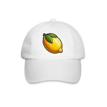 Lemon Natural Illustration - Baseball Cap - white/white - Front