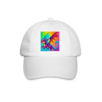 dragon - Baseball Cap - white/white - Front