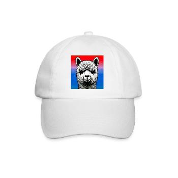 Alpaka - Baseballkappe - Weiß/Weiß - Vorne