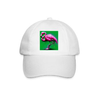 Flamant - Casquette classique - blanc/blanc - Devant