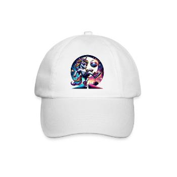 Unicorn Football Magic Under The Moonlight - Baseball Cap - white/white - Front