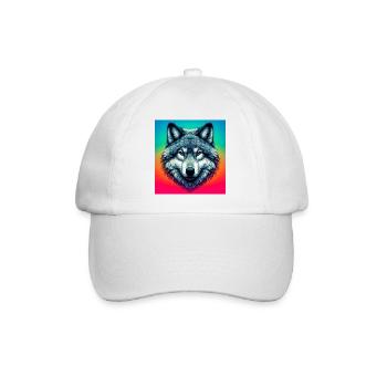 Loup - Casquette classique - blanc/blanc - Devant