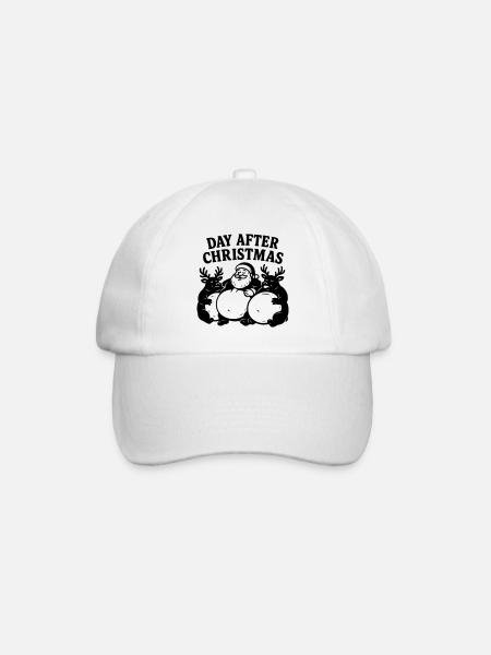 Jour après Noël Nourriture consommée - Casquette classique - blanc/blanc