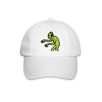 Zombie DJ Néon Vert - Casquette classique - blanc/blanc - Devant