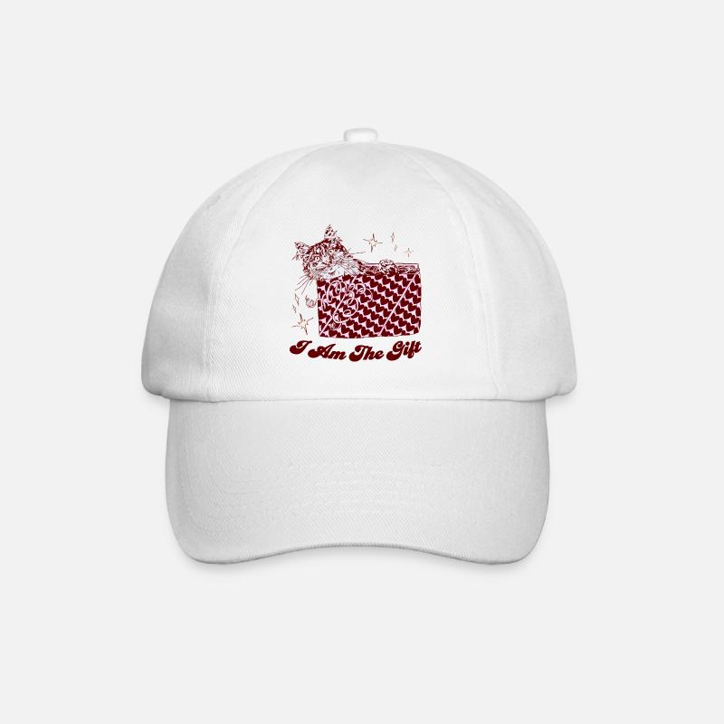 I AM THE GIFT - Baseball Cap - white/white
