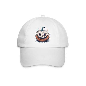 Colorful Pumpkin Horror - Baseball Cap - white/white - Front