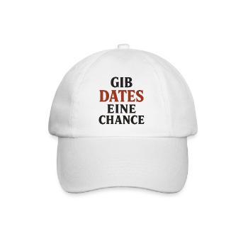 Donnez une chance aux rendez-vous - Casquette classique - blanc/blanc - Devant