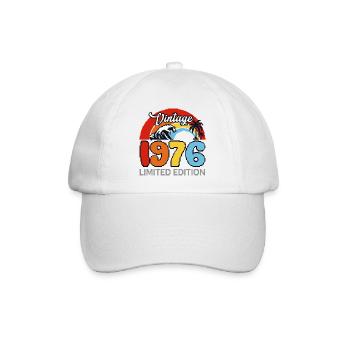 Vintage 1976 Limited Edition - Baseballkappe - Weiß/Weiß - Vorne