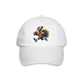 Thanksgiving Football Turquie - Casquette classique - blanc/blanc - Devant