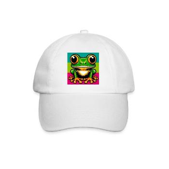 grenouille - Casquette classique - blanc/blanc - Devant