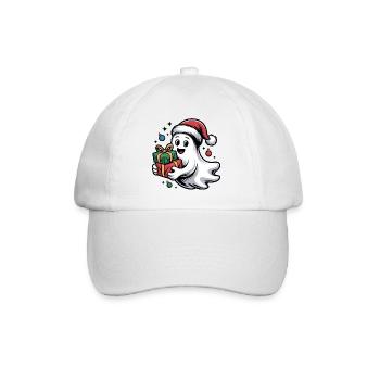 Christmas spirit with gifts - Baseball Cap - white/white - Front